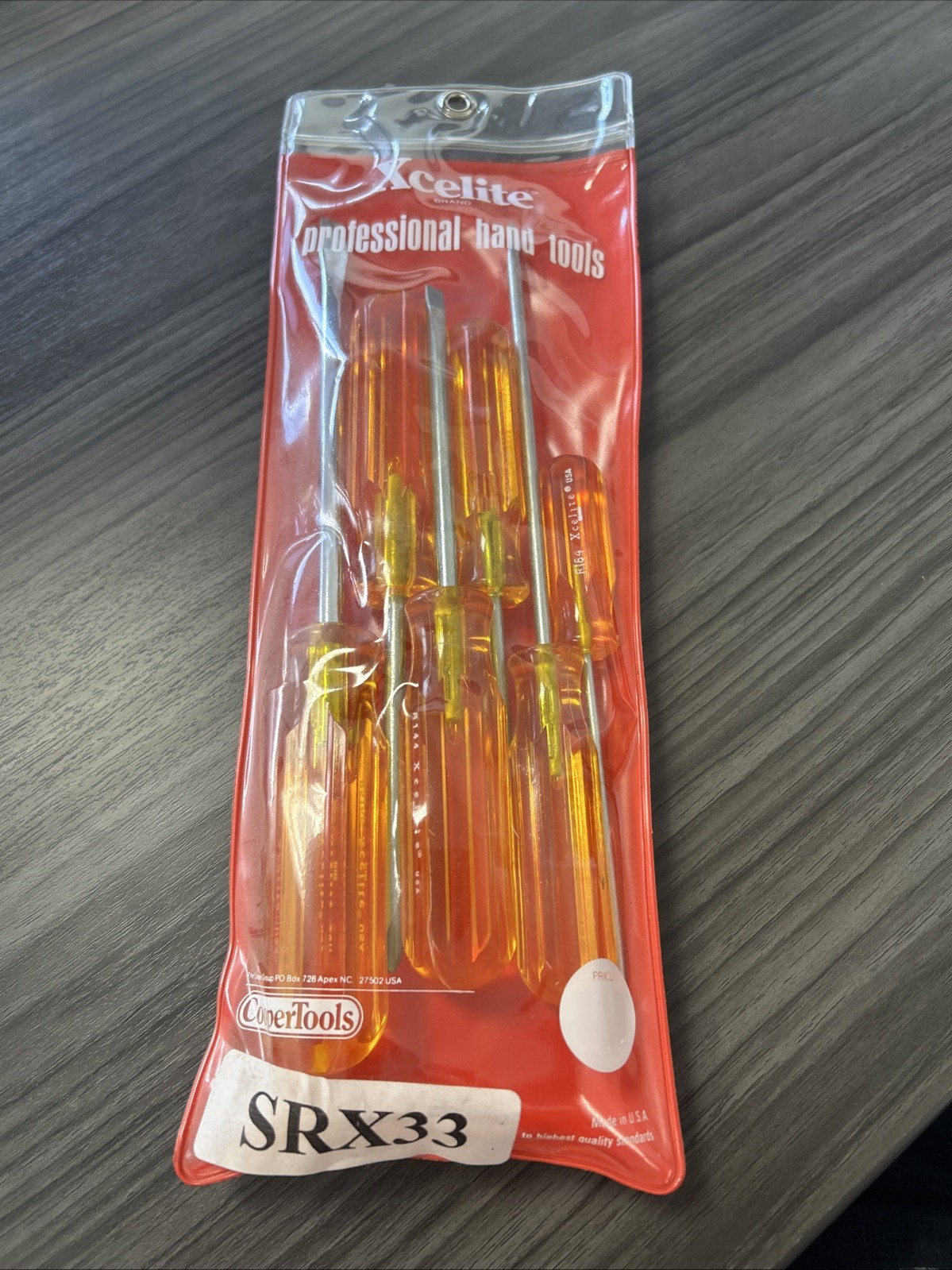 Weller SRX33 Xcelite, Screwdriver, 6-Piece Round Blade Standard And Phillips Set