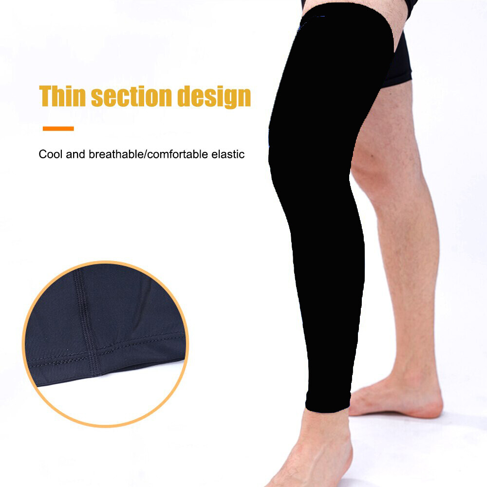 Leg Brace Support Knee Thigh High Compression Sleeve Socks Stockings Pain Relief