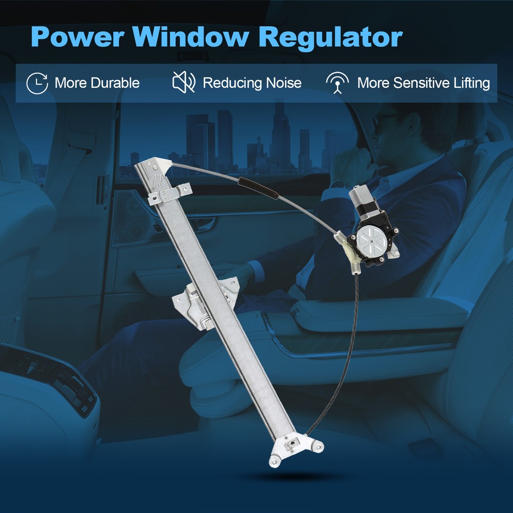 For 1992-2000 Mitsubishi Montero Front Driver Side Window Regulator with Motor