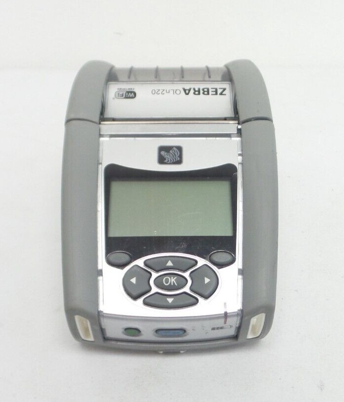 Zebra QLn220 Barcode Label Printer, WiFi, Bluetooth w/ Battery & Charger