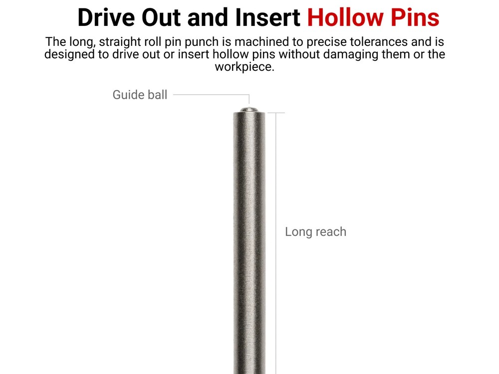 TEKTON 1/8 in. Roll Pin Punch