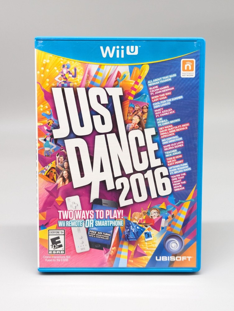 Just Dance 2016 Nintendo Wii U Original Replacement Case Only No Game