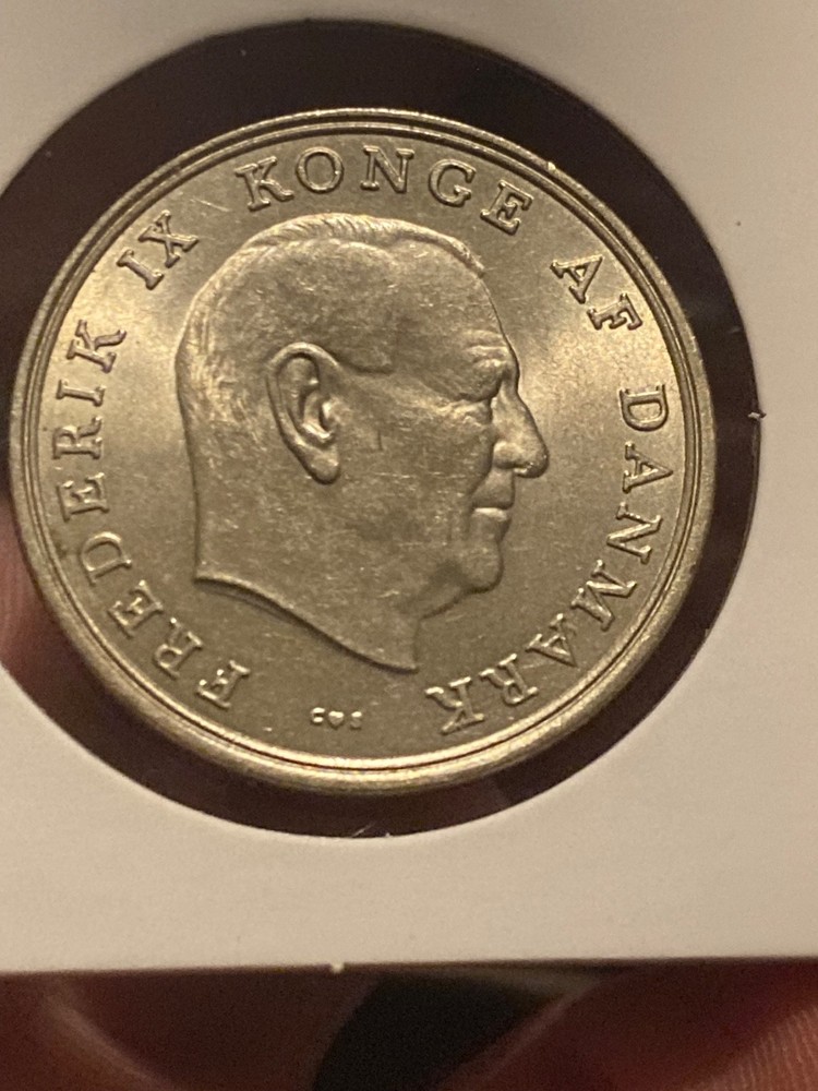 Denmark 1968 5 Kroner UNC