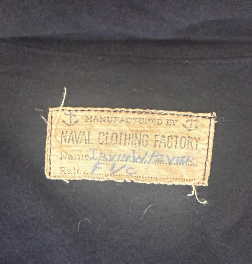 Vintage U.S. Navy Sailor Uniform Jumper Naval Clothing Factory Wool Middy Top