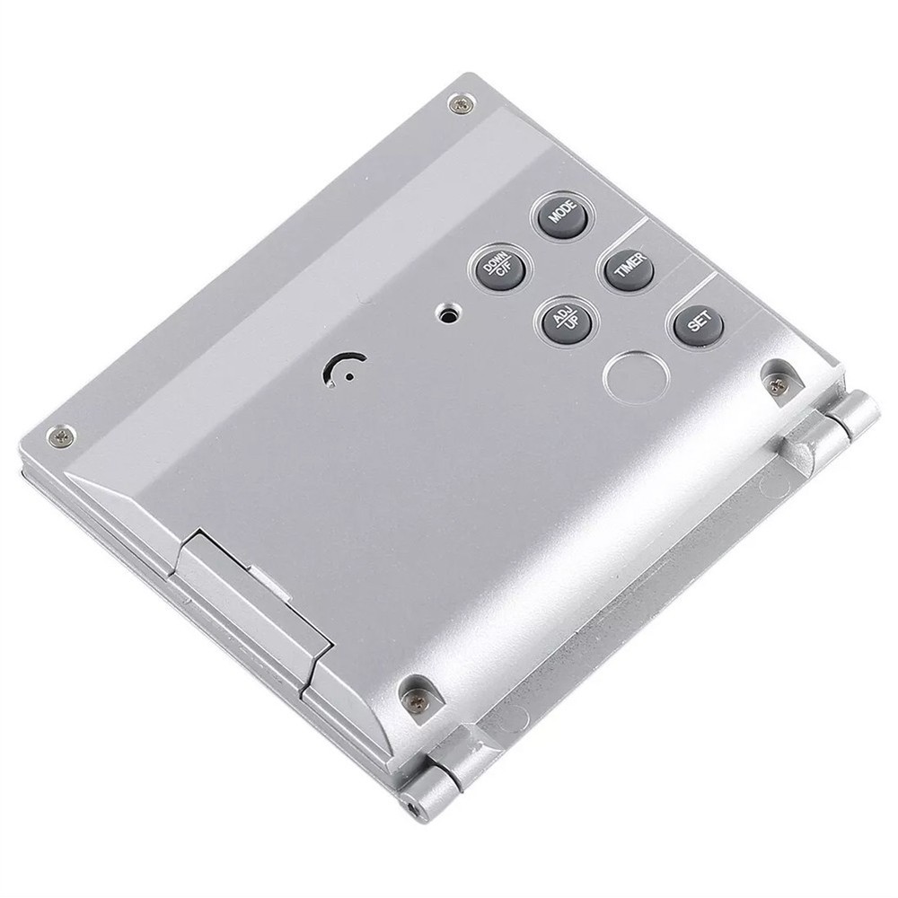LCD Timer and Temperature Display on Portable Digital Travel Alarm Clock