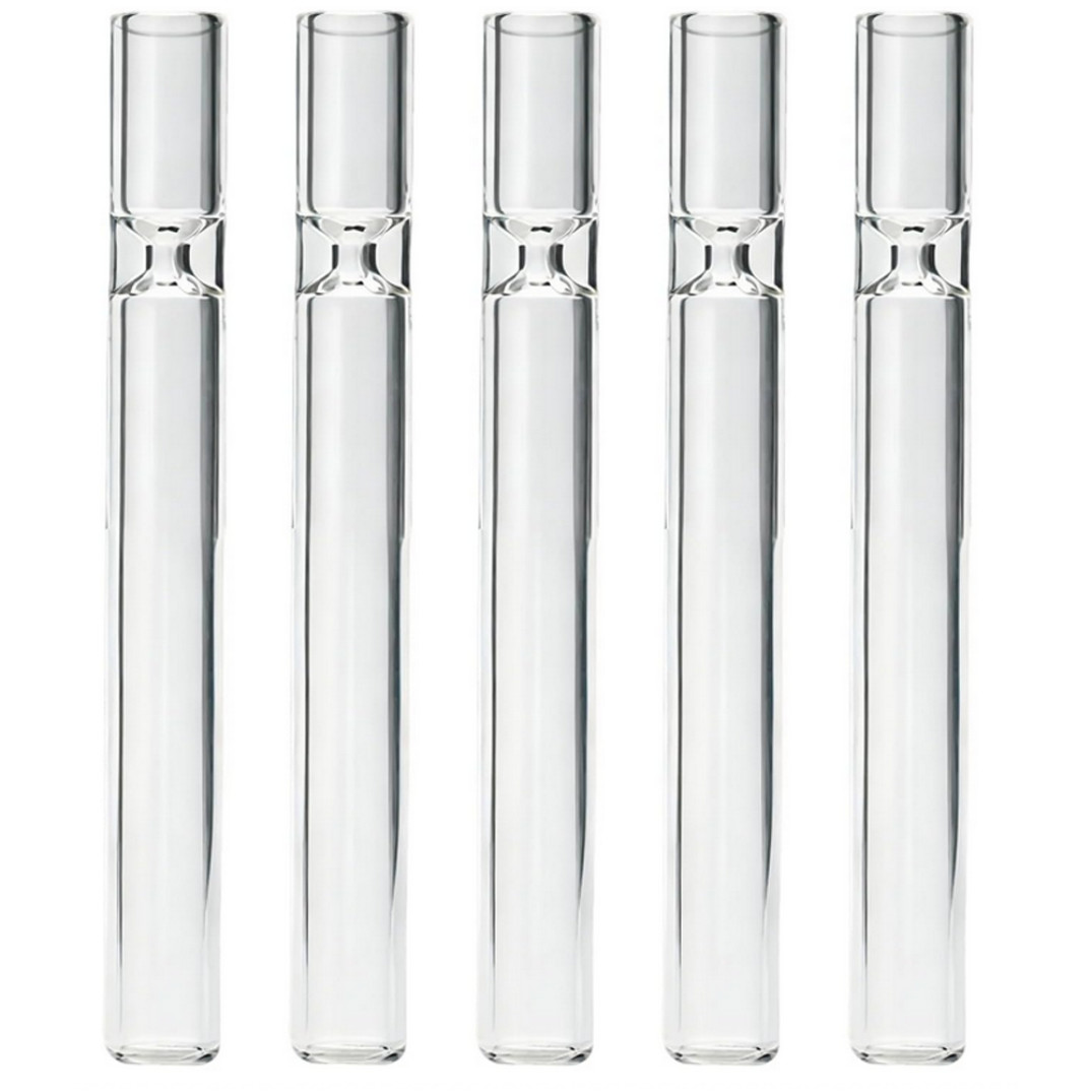 20 PCS transparent Thick Pyrex Glass Chillum Tobacco Pipe Diameter 12mm US