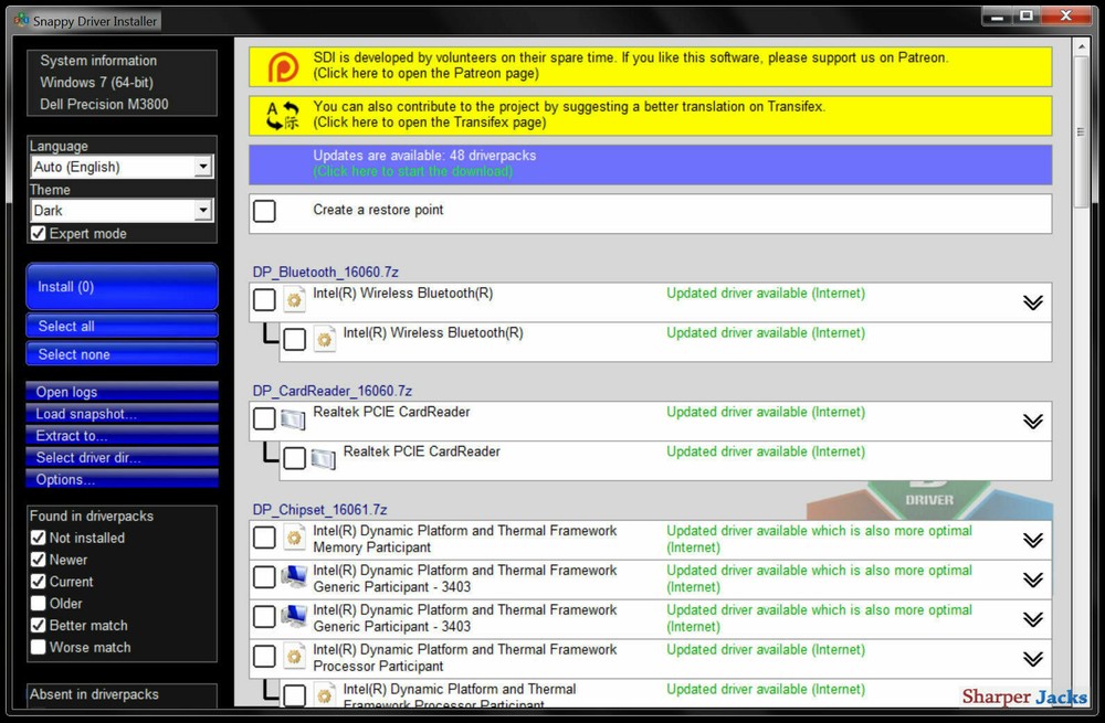 NEW & Fast Ship! Snappy Driver Installer Automatic Driver Installation & Update