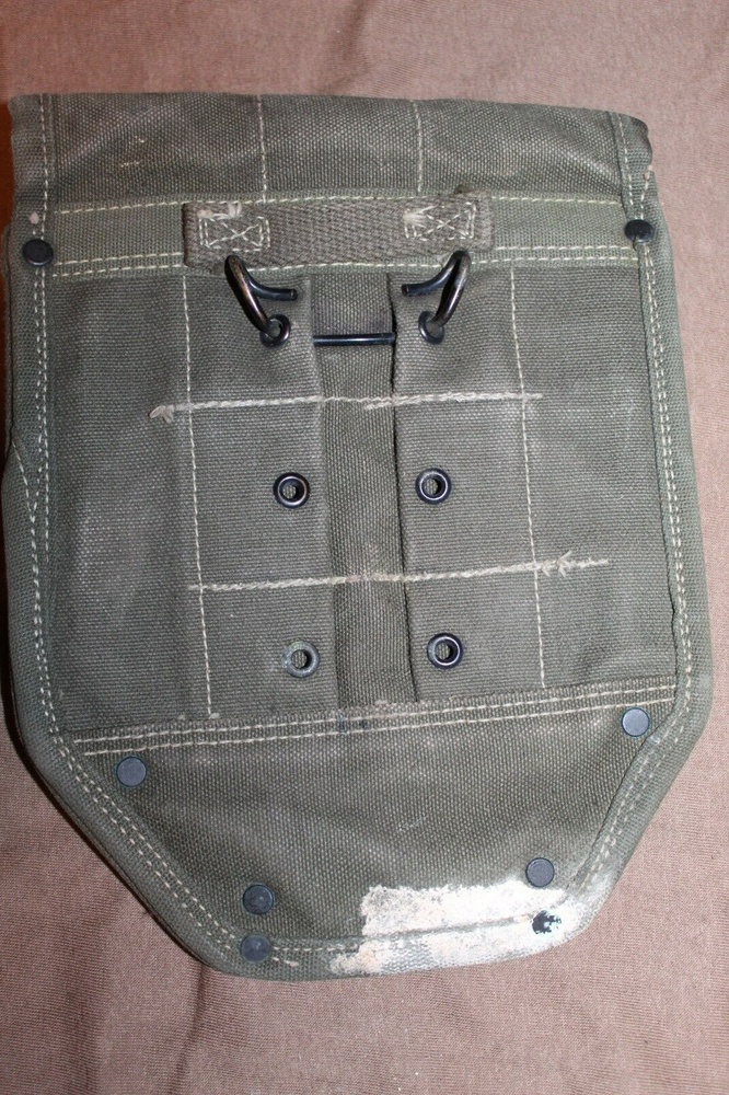 Original WW2 U.S. Army M1943 Folding Entrenching Tool OD Canvas Carrier/Cover