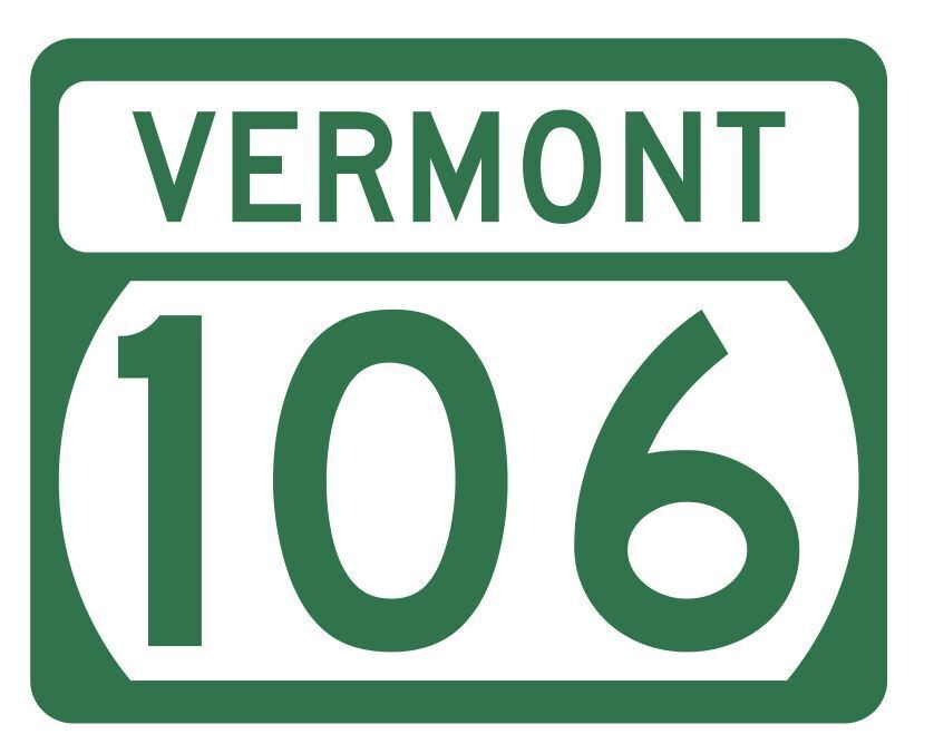 Vermont State Highway 106 Sticker Decal