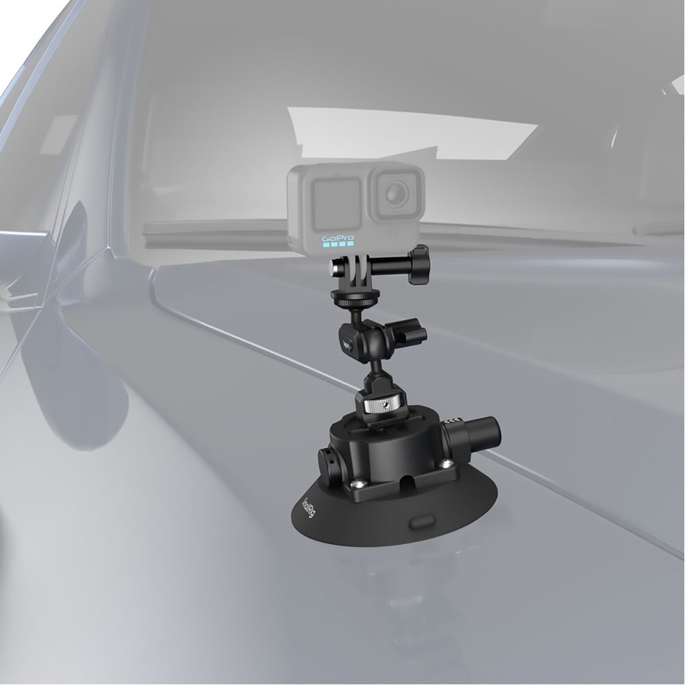 SmallRig 4.5" Suction Cup Mount for Action Cameras, Black
