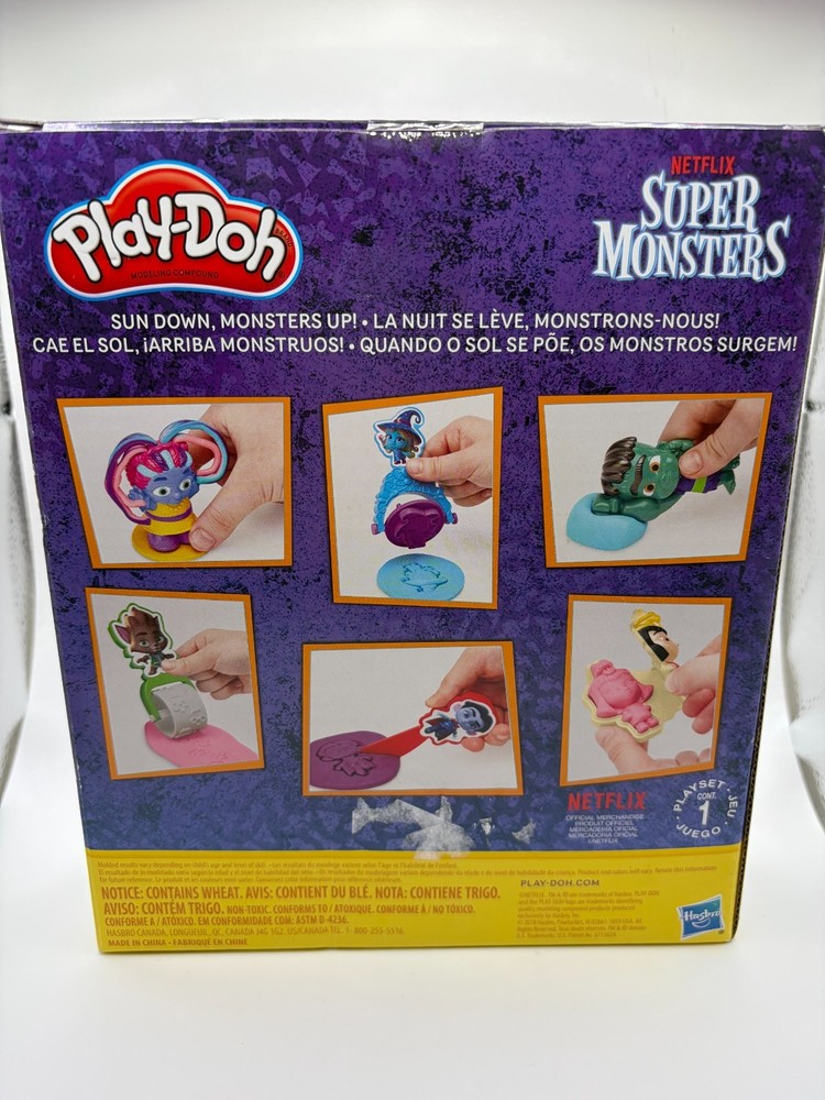 New 2018 Play-Doh Netflix Super Monsters Moonlight Magic Character Set