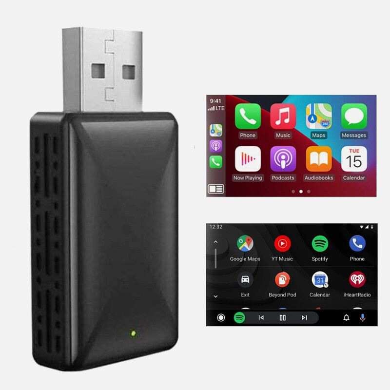 USB Wireless CarPlay Adapter For Android Auto  Wireless Carplay Dongle Plug Play