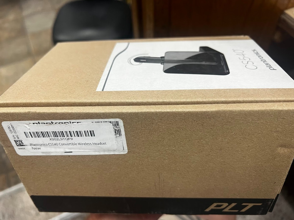 Plantronics CS540 Wireless Headset System PLUS BONUSES - BLACK