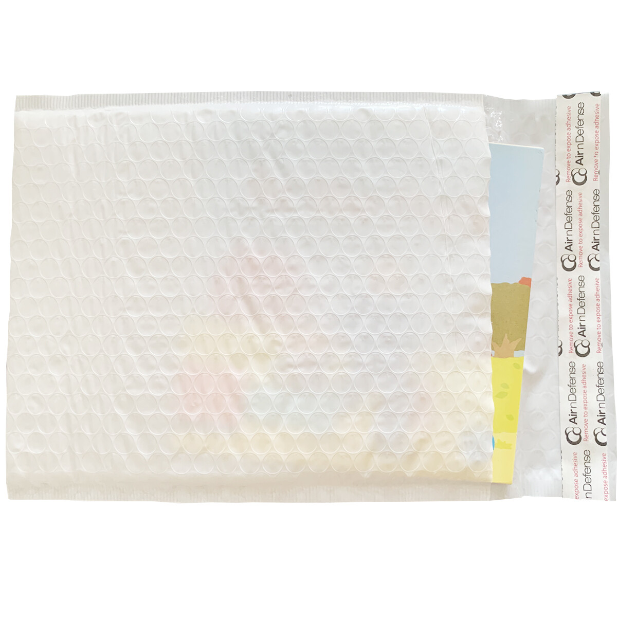 AirnDefense 2000 #0 6.5x10" Poly Bubble Mailers White Padded Shipping Envelopes