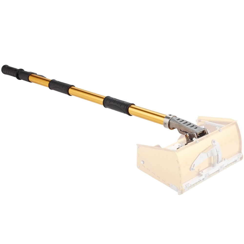 Drywall Flat Box Handle 40''-64'' Anodized Aluminum 5-Section Length Adjustable