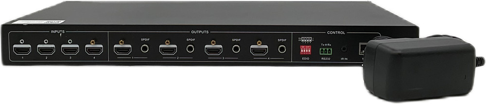 Vanco Evolution EVMX4K44 4x4 HDMI Audio/Video Matrix Switch 4K Selector