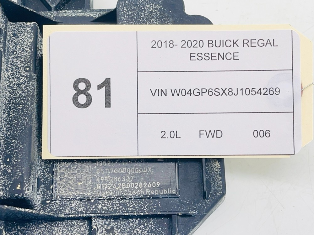 2018-2020 BUICK REGAL Fuel Pump Computer Control Module Unit 13522663 OEM