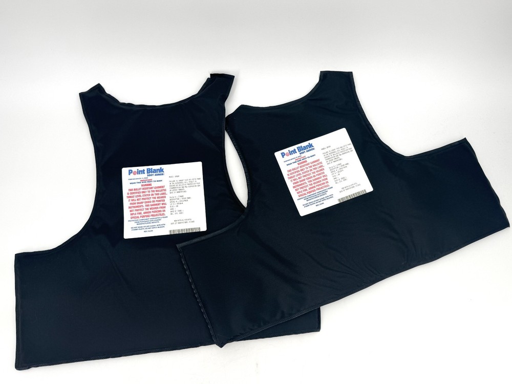 NEW Point Blank Level IIIA BALCS SPEAR Soft Body Armor Inserts SMALL