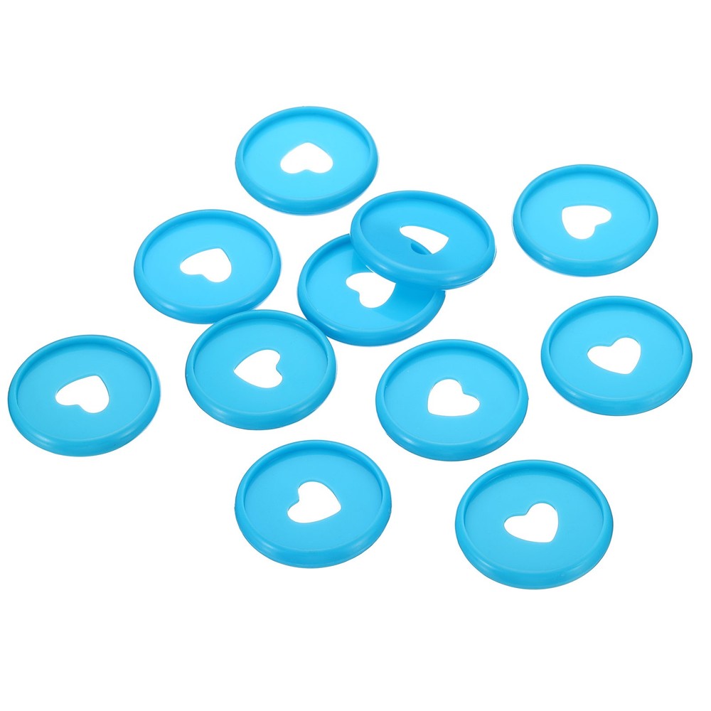 28mm Book Binding Discs 22pcs Discbound Expansion Discs Heart, Blue