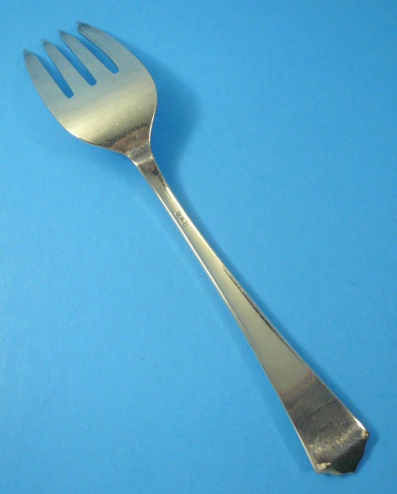 R&B 1923 Ideal Solid Cold Meat Fork Silverplate
