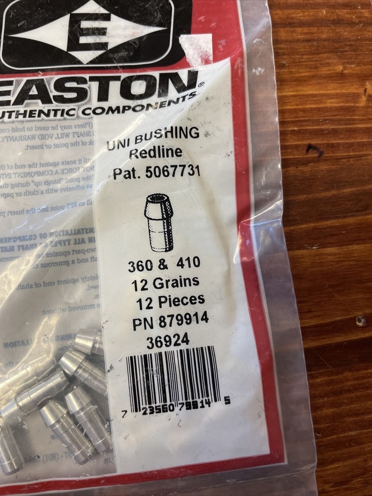Easton Authentic Components Uni Bushing Redline 360 & 410- 12 Grains