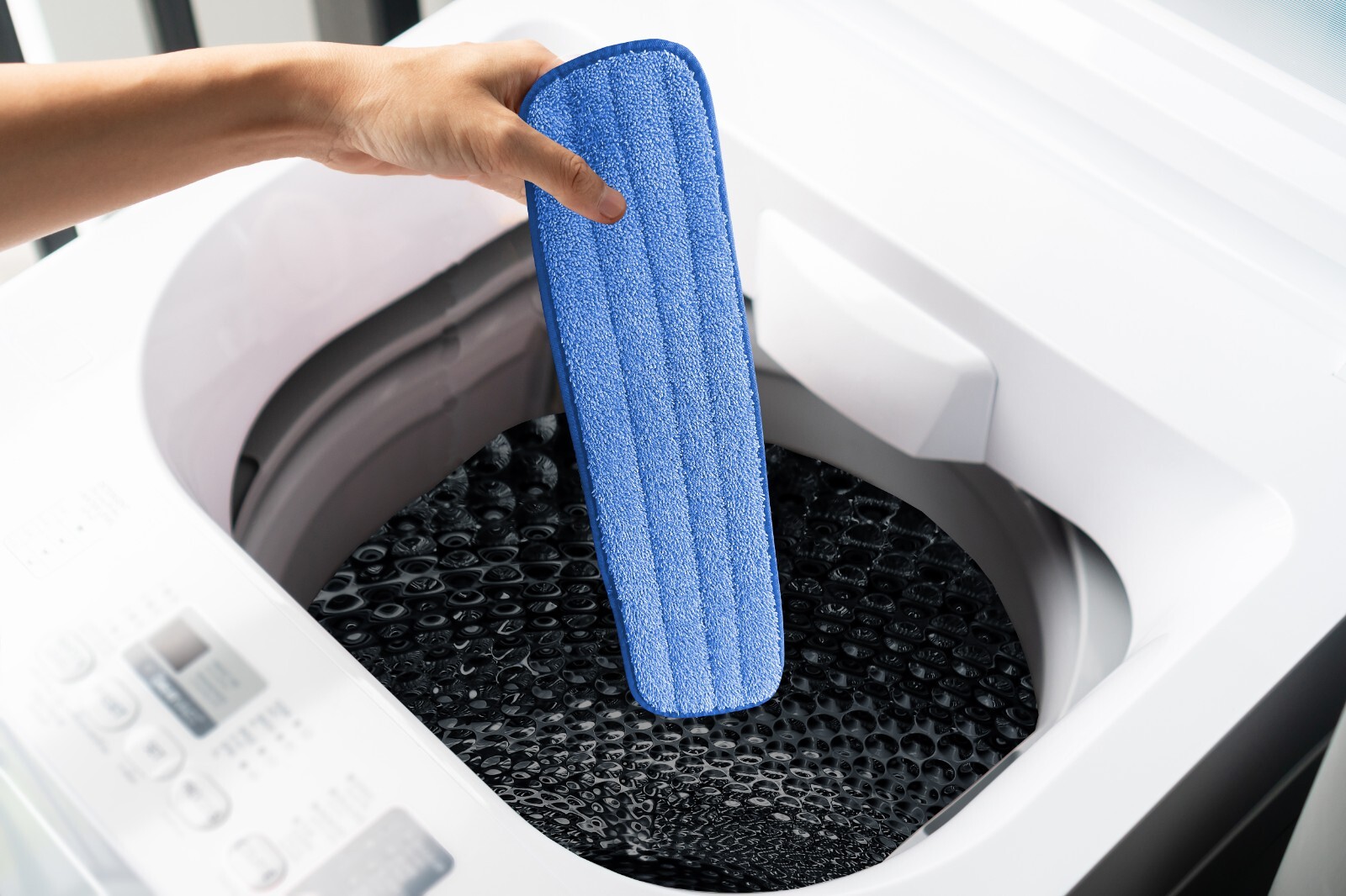 Ultimate 18" Microfiber Mop System - Handle, Frame and 3 Types Cleaning Pads
