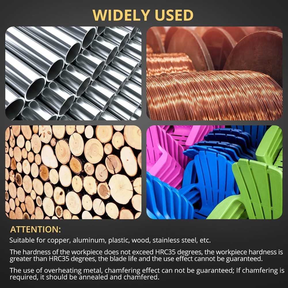 Pneumatic Chamfering Tool - Mini Air Chamfer Tool with 10 C-Angle & 10 R-Angl...