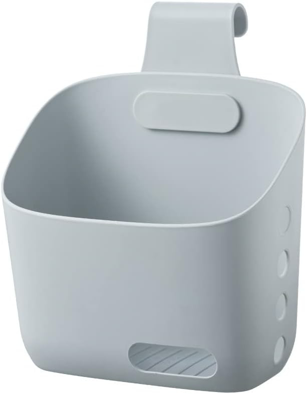 Plastic Hanging Basket Kitchen Storage Basket, with Large-2 Pack, Grey