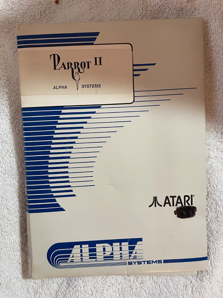PARROT II - Atari 400/800 Computer Sound Digitizer/Recording Software w/ Sampler