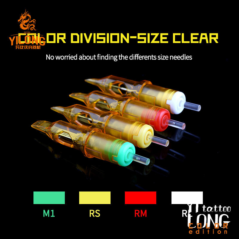 10,20,40,60,100 pcs Sterile Disposable Tattoo Needle Cartridge RL,RS,M1,RM