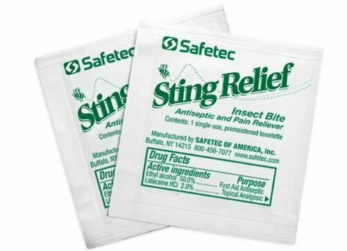 Temporary Relief, Itching & Insect Bites and Stings Wipes, 52013 &