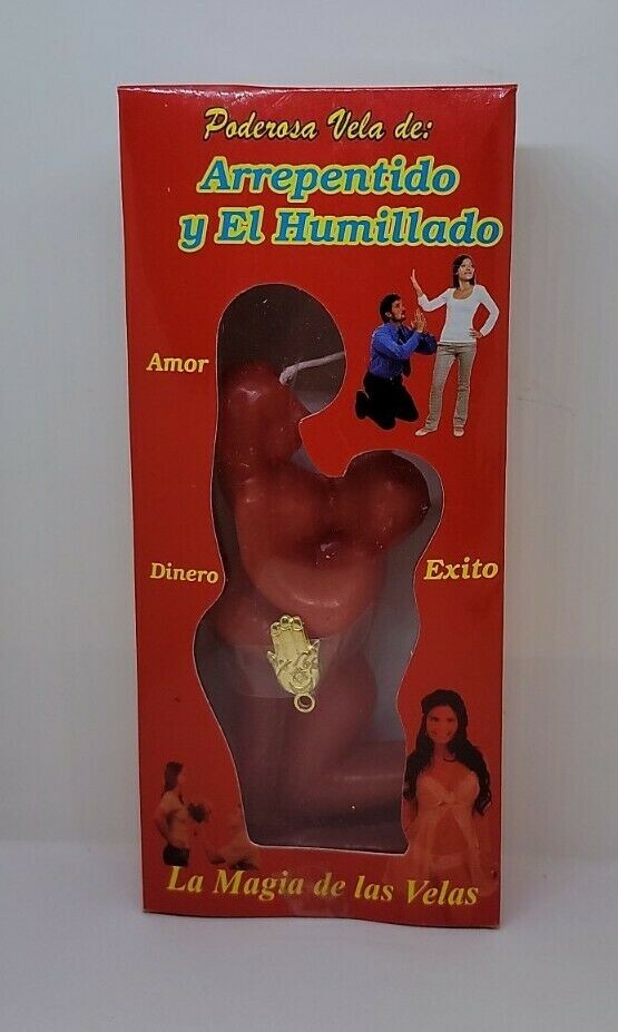 VELA HUMILLADORA 5" PARA DOMINAR Y DOBLEGAR AL SER AMADO INSTR Y AMULETO INCLUID