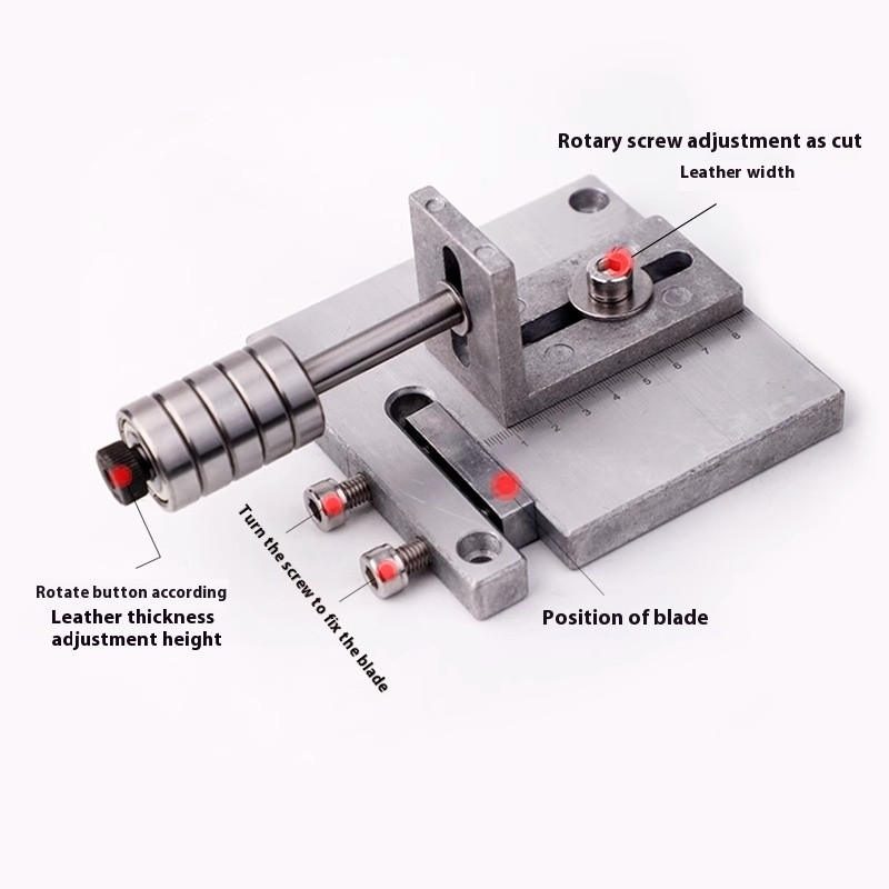 Handmade Leather Strap Cutter Splitter Paring Tool Strap Belt Cutting Machine
