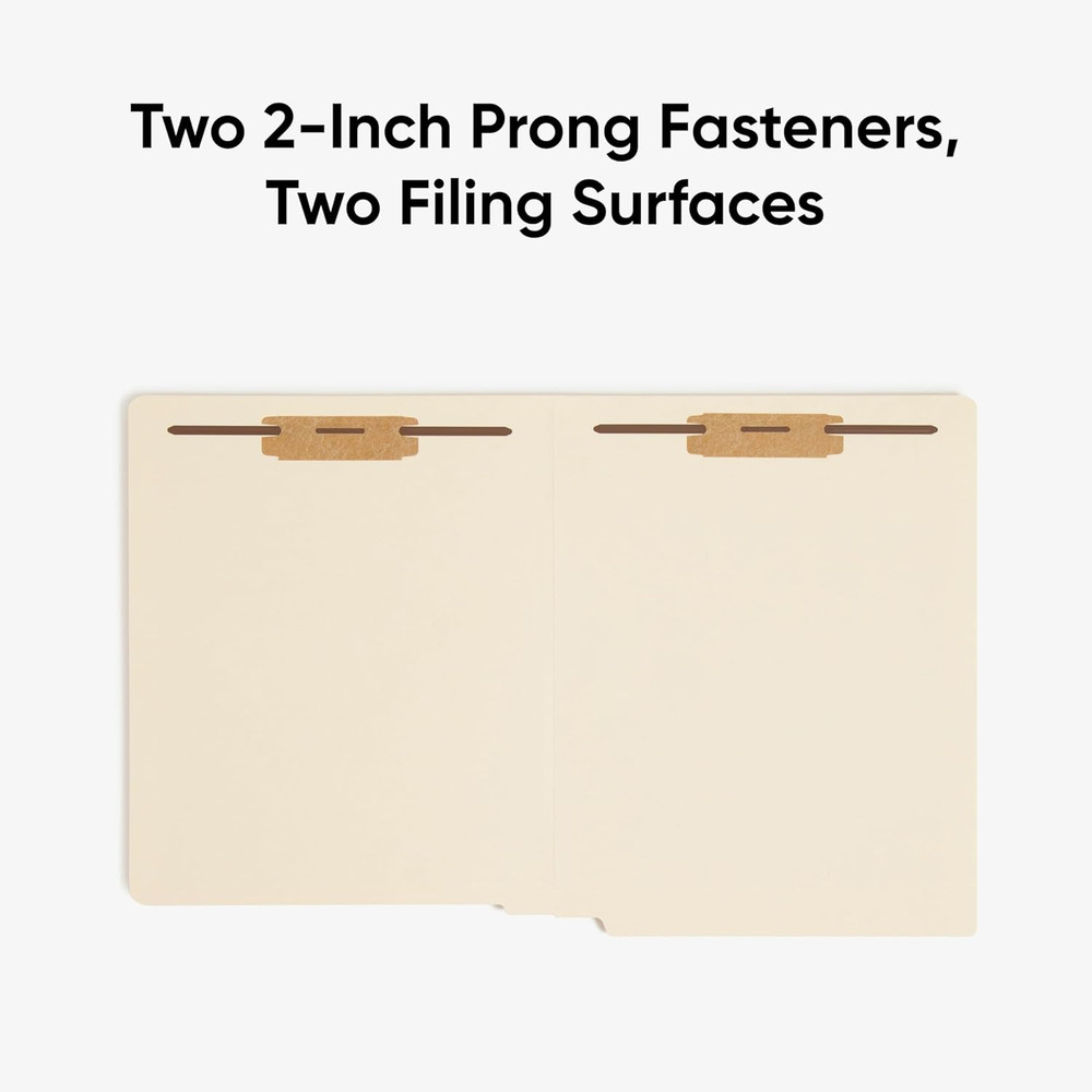 Heavyweight End Tab Fastener File Folder - Durable & Reinforced