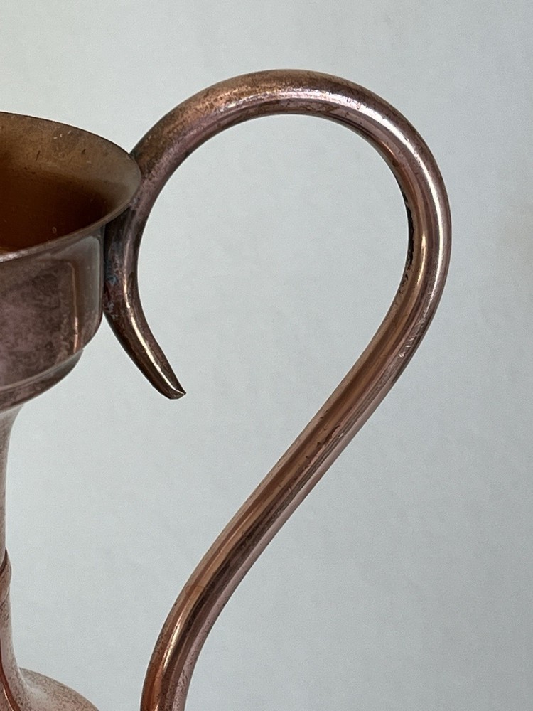 Vintage Copper Vase or Pitcher Ewer in Classic Shape