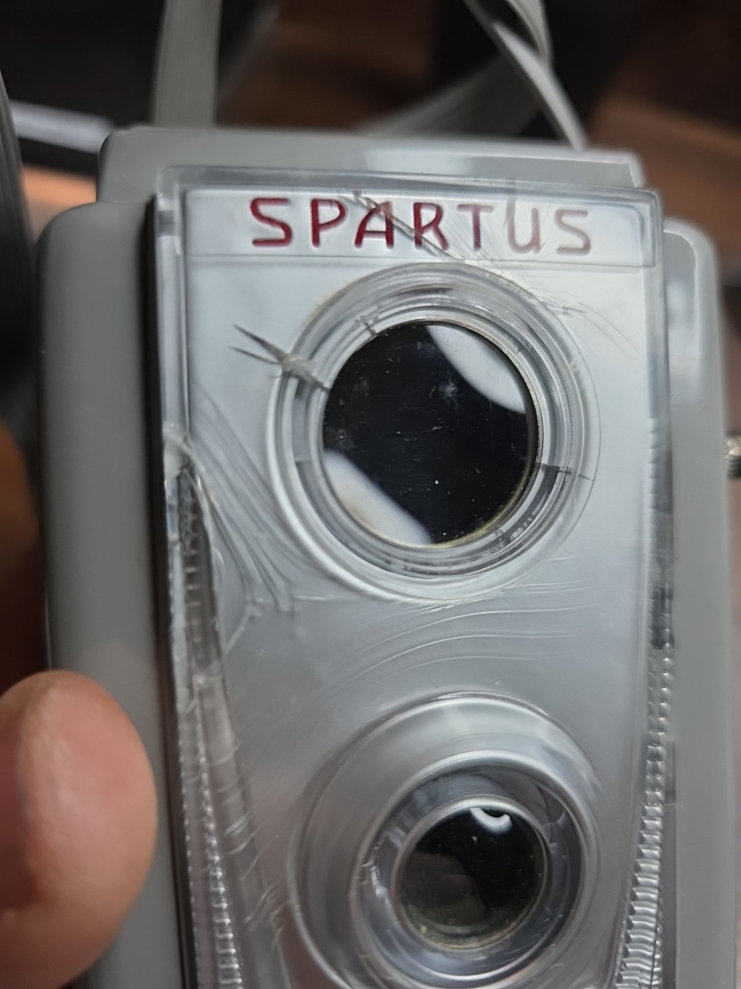 Vintage 1940’s Spartus Box Camera Six Twenty Bakelite Original Strap UNTESTED