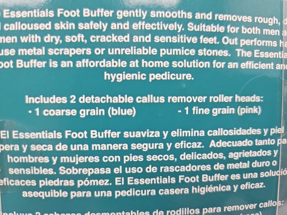 STANLEY ESSENTIALS FOOT BUFFER REPLACMENT HEADS 2 PK. NEW (A25)