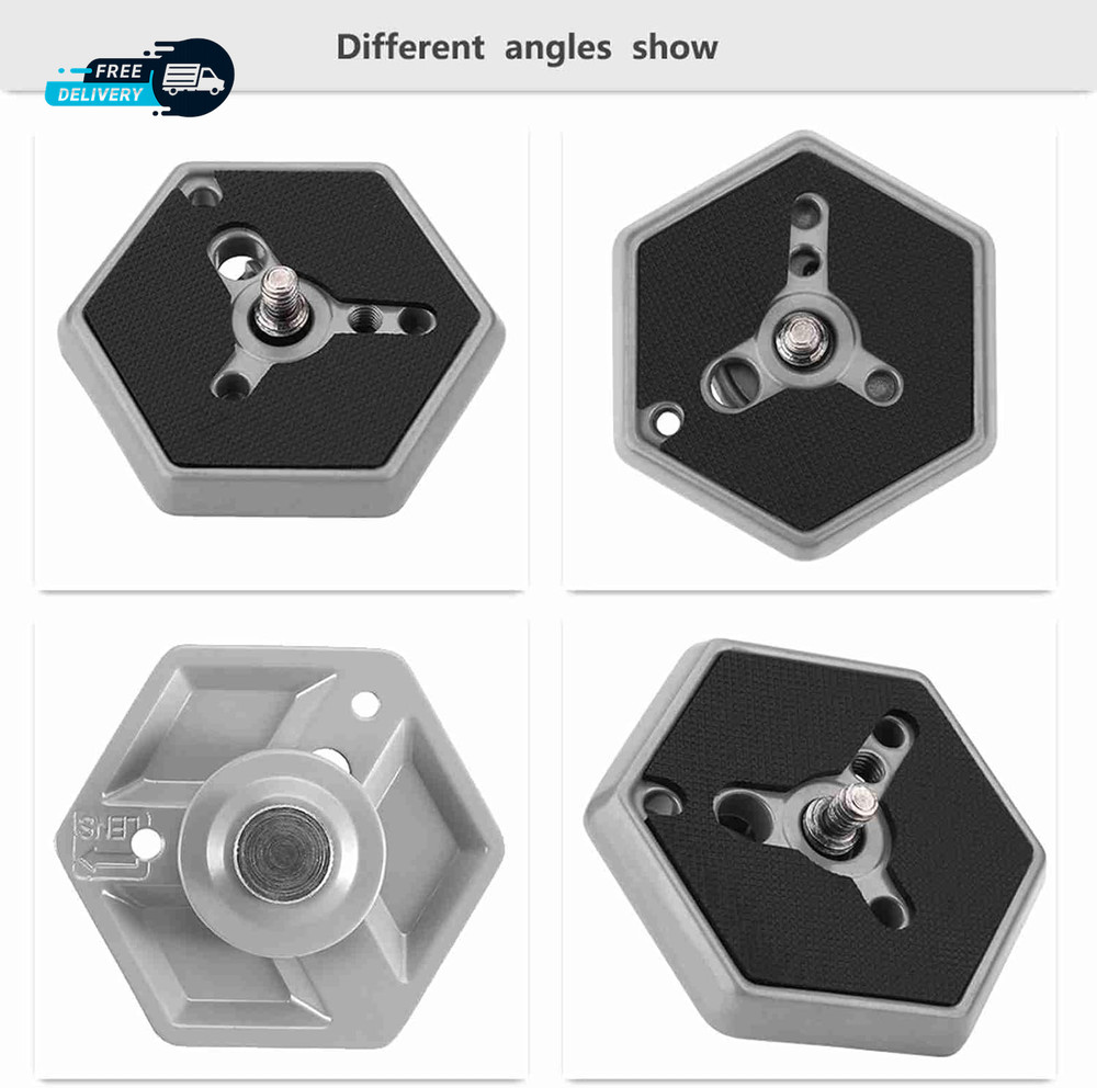 Bogen Hexagon Quick Release Plate for Tripod Camera