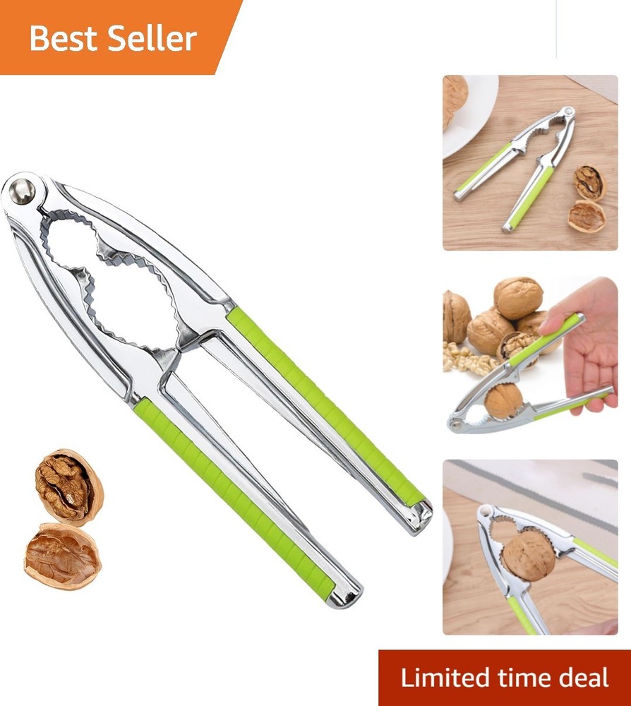 Versatile Nutcracker Tool for Pecans, Walnuts, and Lobster - Comfortable Grip