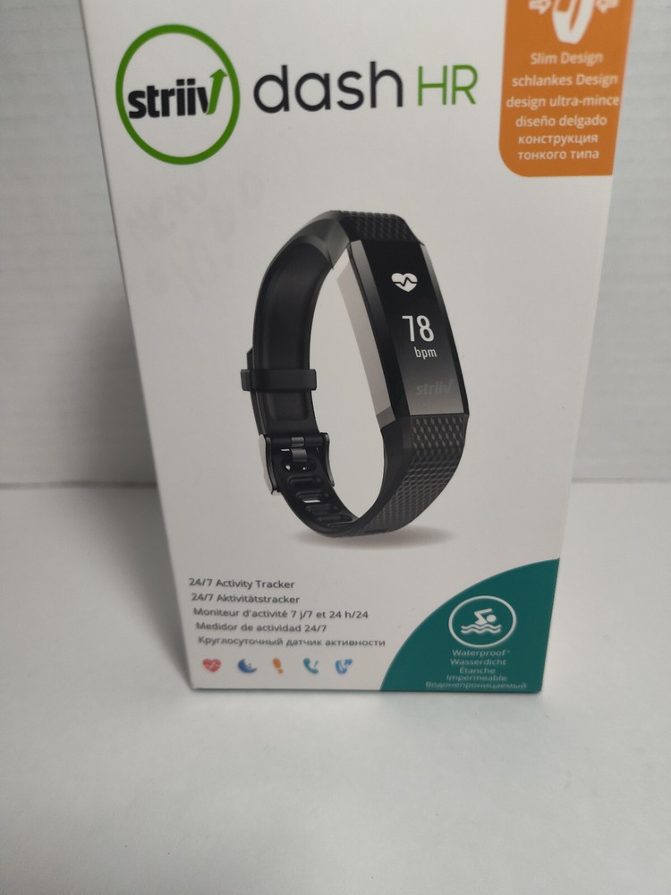 Striiv DashHR  24/7 Activity Tracker Waterproof works w/iOs , Android OPEN BOX