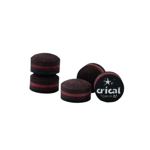 Pool Cue Tips 5 Layer Pool Stick Tips (Hardness Soft/edium/Hard) 10mm M