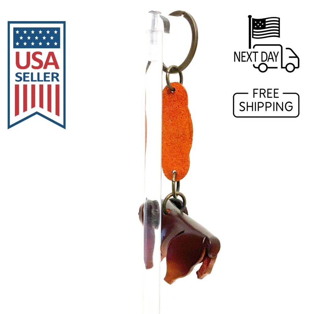 Rambouillet Sheep Handmade Leather Keyring