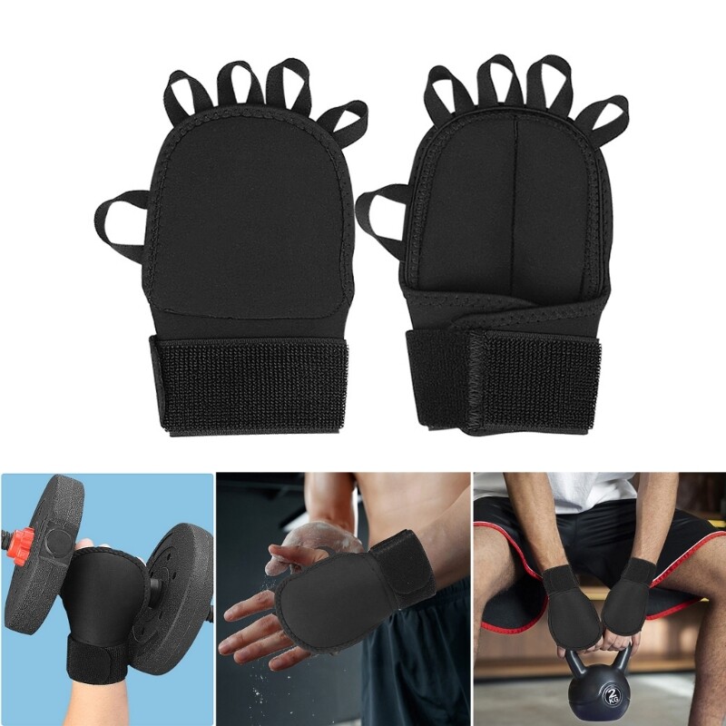 Comfortable Weighted Hand Gloves Strap Improve Arm Strength Muscles