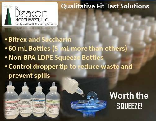 Respirator Fit Test Solution (concentrated) Bitter (with bitrex) - 60 ml