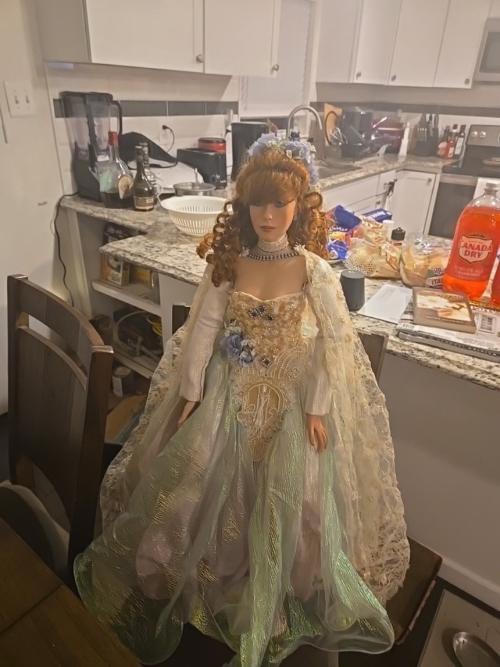 Rustie porcelain doll "Diamond Dust" 32"