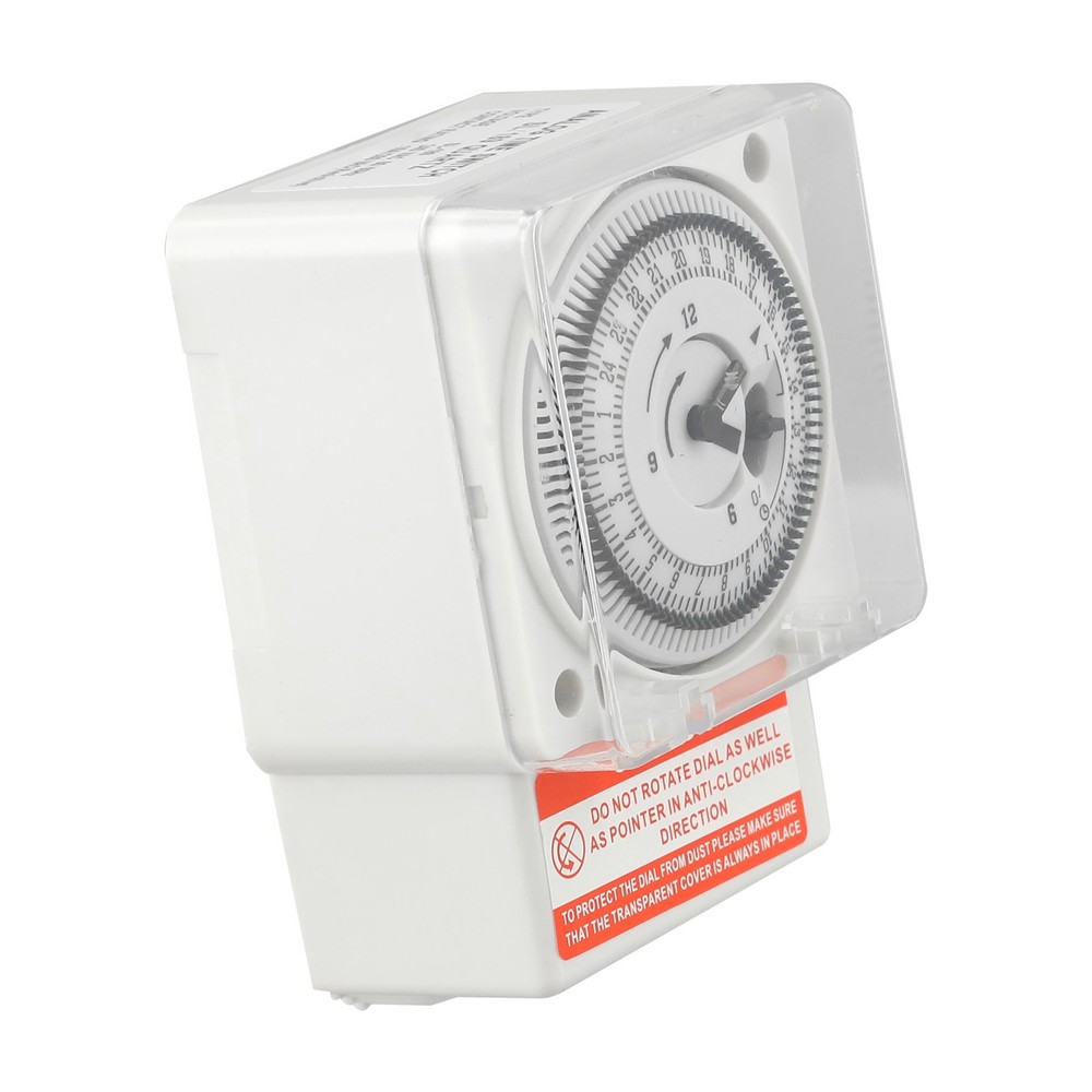 Sleek Design of the AC220V Mechanical Timer Ensures Space Saving Installation