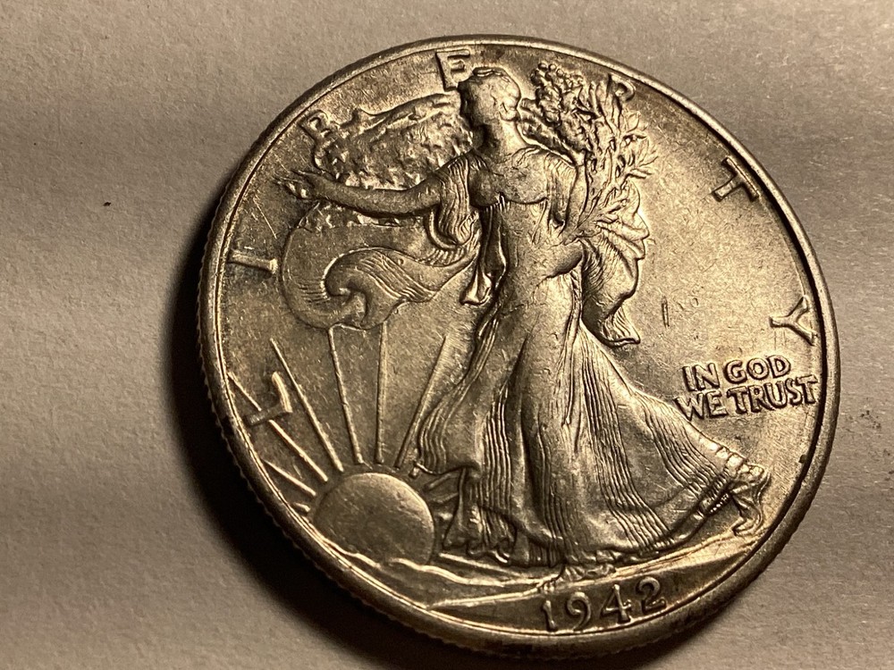 1942-D Walking Liberty half dollar (EX or Better)