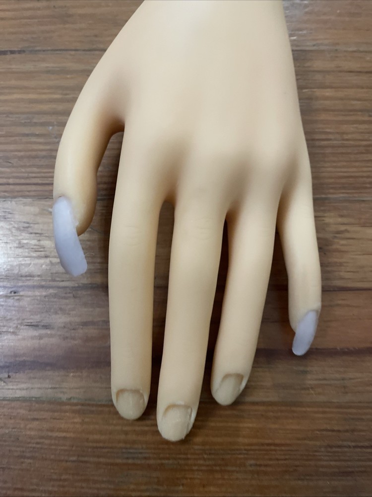 Bendable Nail Practice Hand for Acrylic Art & Training Poseable Mannequin