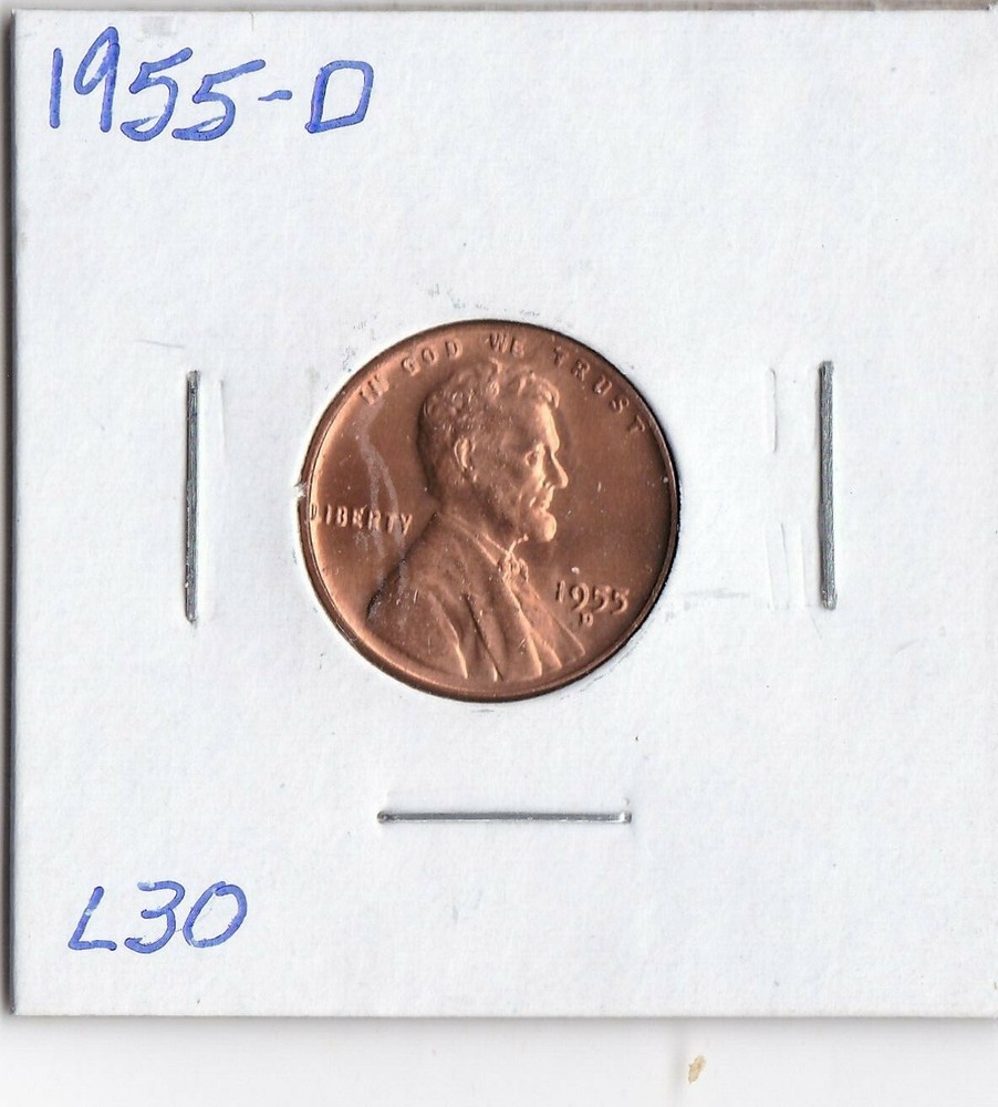 1955-D Lincoln Cent L30