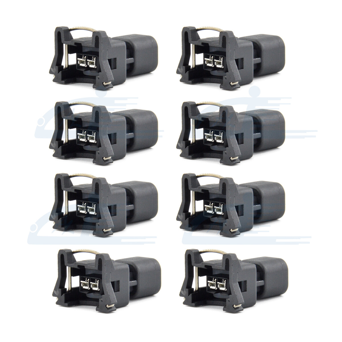8pcs Fuel Injector Connector Adapter EV6 to EV1 USCAR LS2 LS3 LSX LS1 LT1 TPI